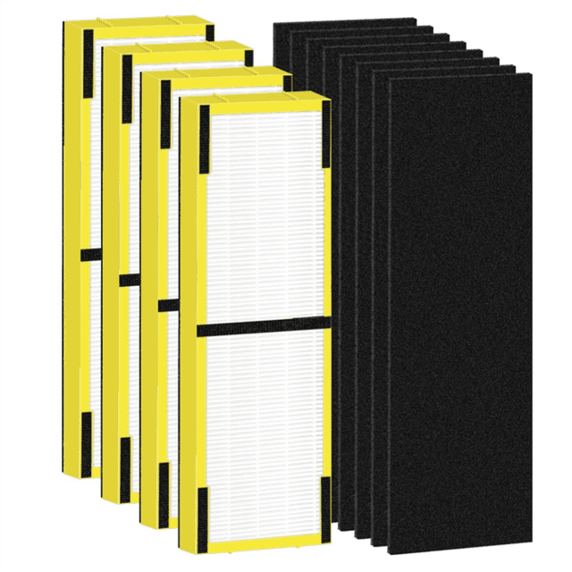 4+8PCS FLT4825 HEPA Filter B Replacement Compatible for G-Guardian Air Purifiers AC4825/4825E/4825W/4300/4800/4900/4850