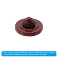 thumbnail image 4 of Camera Shutter Button, 3 Pack Soft Shutter Release Button Camera Button Concave, Dark Red, 4 of 6