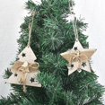 thumbnail image 4 of 12 Uds mantel navideño, mantel individual navideño, mantel individual decorativo, mantel individual para mesa de comedor, mantel individual rojo de Navidad, mantel rectangular de Pvc, 4 of 5