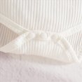 thumbnail image 6 of NOLDARES Newborn Baby Girl Outfits Long Sleeve Romper Suspender Dress 3Pcs Fall Winter Clothes Set(Pink,6-9 M), 6 of 9