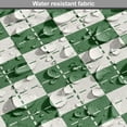 thumbnail image 5 of Christmas Dog Crate Cover, Vintage Fashion Pattern of Traditional Argyle Checkered Scottish Irish Culture, Easy to Use Pet Kennel Cover for Dogs, 35" x 23" x 27", Green White, by Ambesonne, 5 of 6