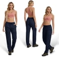 thumbnail image 3 of FEN AI Women's Pants Quick Dry Lightweight Hiking Pant Water Resistant Wrok Cargo Pants, 3 of 8
