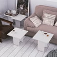 thumbnail image 2 of Ada Home Decor Furniture White Clark Modern Coffee Table, 2 of 4