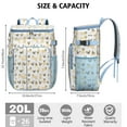 thumbnail image 3 of Travel Cooler Bag - Cute Cartoon Pug Camping Beer Cooler Backpack with Bottle Opener- Waterproof Insulated Picnic Backpacks - Cooler Bag for Beach, 3 of 6