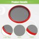 thumbnail image 4 of Universal 1.5" Car Speaker Grills Cover Mesh Round 1.5 Inch Audio Speaker Subwoofer Guard Protector Case Iron Red - Pack of 1, 4 of 7