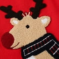 thumbnail image 6 of XIMIN Toddler Boys Girls Ugly Christmas Reindeer Sweater Long Sleeve Pullover Shirts Graphic Crewneck Knit Pullover Sweaters Cotton Winter Cute Clothes, 6 of 7