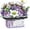 Purple, variant on PISONIC Flowers Bouquet Building Blocks Model Set, DIY Simulation Artificial Rose Bouquet Handheld Gift Box for Valentine's Day, Home Decor(Pink)
