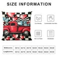thumbnail image 6 of Nawypu Valentines Pillow Covers Valentines Gnomes Black Buffalo Plaid Truck Red Love Heart for Valentines Day Decor Valentine Decorative Throw Pillows Decorations for Couch 2pc, 6 of 6