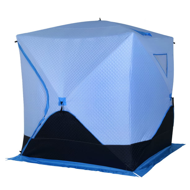 Outsunny Portable 24Person Popup Ice Shelter Insulated