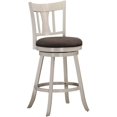 thumbnail image 1 of ACME Tabib Bar Chair with Swivel  in Fabric and White, 1 of 1