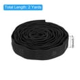 thumbnail image 2 of Uxcell 2 Yard Snap Button Tape for Sewing Cotton Snap Button Trim Fastener Buckles Tape for Clothes Fabric DIY, Black, 2 of 7