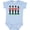 Baby Blue, variant on Christmas Dabbing Tin Soldier Boys or Girls Baby Bodysuit