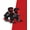 Red, variant on Endless EL-1029SBLACK Adjustable Roller Skate - Black - Small