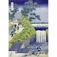 thumbnail image 3 of Hokusai 11x14 Black Modern Framed Museum Art Print Titled - Aoigaoka Waterfall in the Eastern Capital, 3 of 5