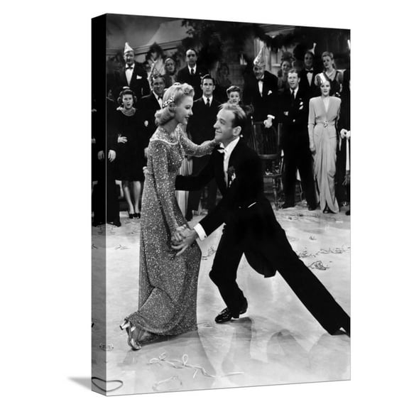 Art.com Holiday Inn, Marjorie Reynolds, Fred Astaire, 1942 Stretched Canvas Print Wall Art, 12" x 16"