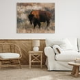 thumbnail image 3 of Stupell Industries Bison on the Range Animals Painting Wrapped Canvas Art Print Wall Art, 48 x 36, 3 of 8