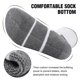 thumbnail image 4 of Calcetines COOVAN para hombre, algodón, redondos, que absorben la humedad, 6 pares, 4 of 7
