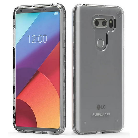 PureGear [Transparent/Clear] SlimShell Hard See-Thru Case Cover for LG V30/V30 Plus/V30 /V30s/V35 ThinQ