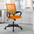 thumbnail image 4 of YRLLENSDAN Mesh Office Chair, Home Office Desk Chairs with Wheels and Arms Computer Chair Rolling Chair for Adults,2 Pack Orange, 4 of 8