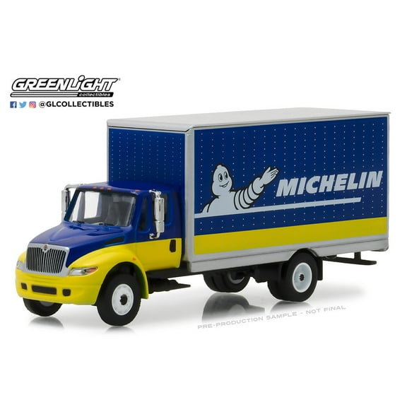 Greenlight 1:64 Heavy Duty Trucks 2013 International Durastar Van Michelin Man
