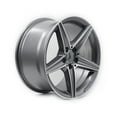 thumbnail image 4 of Mercedes Styled  Wheel 18x9.5 Auto Rim Gunmetal 1pc., 4 of 7