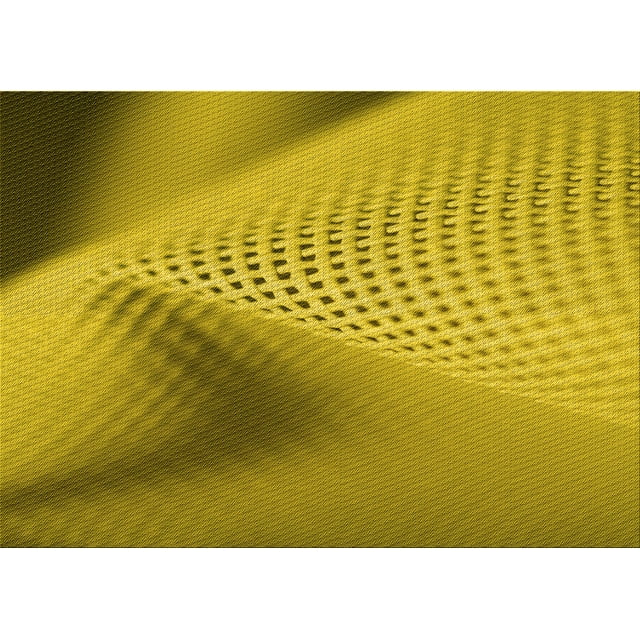 Ahgly Company Tapis d'Intérieur Lavables en Machine Rectangle Transitionnel Vert Jaune Foncé, 5' x 7'