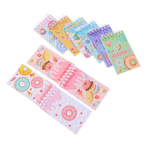 OFFIGAM Spiral Notebooks Bulk Assorted Color Paper 8Pcs