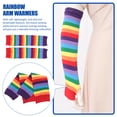thumbnail image 4 of KALLORY Fingerless Arm Warmers and Leg Warmers, Multi-Color, Comfortable Stretch Gloves for Women and Men, 4 of 8