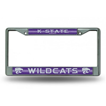 State Wildcats Spring - Kansas State Wildcats Glitter Chrome Frame