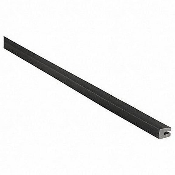 Trim-Lok Rubber Edge Trim,10ft L,Black,3/16in W X2002-10