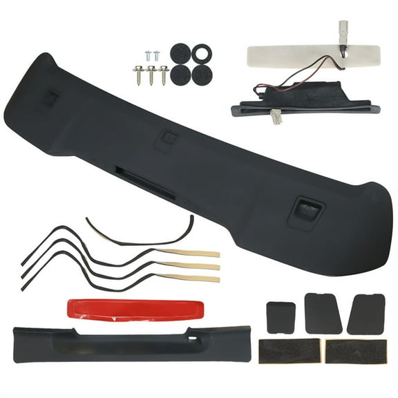 LABLT Rear Spoiler Wing LED Light Primer Plastic for Car 2012-2016 Honda CR-V 4 Door