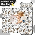 thumbnail image 4 of Bulldog Dog and Footprints Toddler Nap Mats for Kids Preschool,Sleeping Mat Bag or Kids,Toddler Sleeping Bag,Toddler Nap Mat or Daycare, 4 of 6