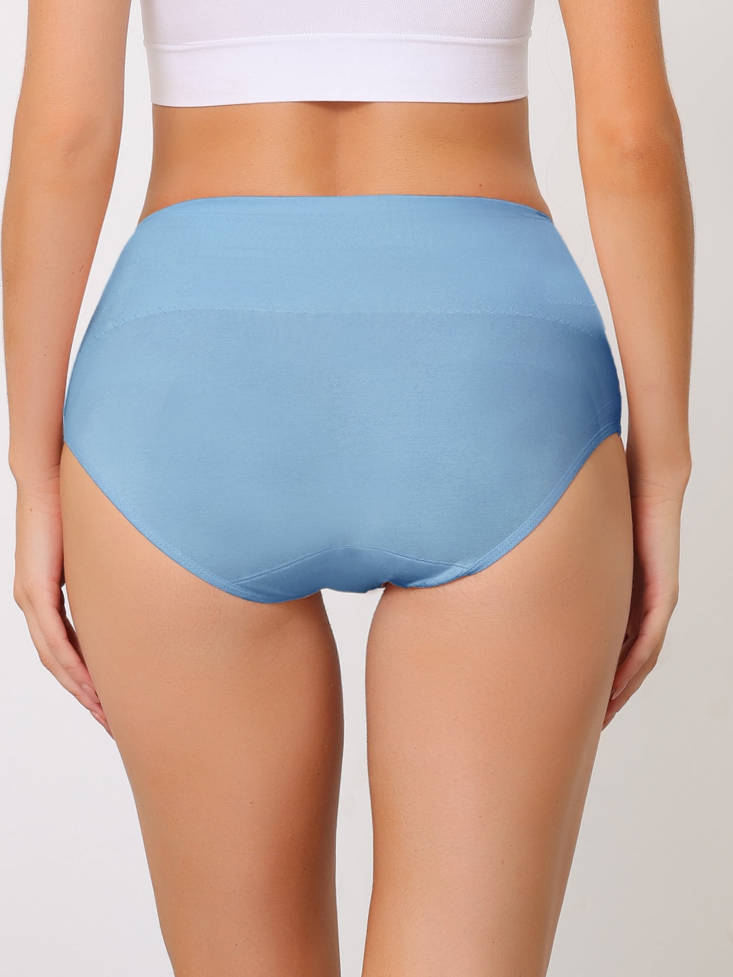 DARING DIVA Women's High Waist Shaping Tummy Control Panties Brief L Blue