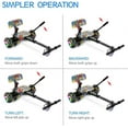 thumbnail image 3 of SISIGAD Hoverboard Go Kart Seat Attachment with Adjustable Frame Length for 6.5" 8" 10" Self Balancing Scooter, Graffiti, 3 of 6