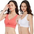 thumbnail image 3 of FLMEI Large Size Sports Bras Breathable Underwear Womens Seamless Skeleton Support Posture Yoga Bras S-7XL, 3 of 9