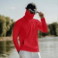 thumbnail image 6 of HAJWOH Sun Protection Shirts for Men with Mask UPF 50+ Fishing Blouses Long Sleeve UV Rash Guard Hiking Lightweight Hoodies, 6 of 6