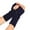 Navy, variant on BKQCNKM Fingerless Gloves for Women Fingerless Gloves Mittens Warm Knitted Convertible Winter Gloves Glove Fingerless Wool Mitten Gloves for Cold Weather, Navy One Size