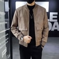 thumbnail image 3 of Chaquetas de bombardero para hombre, abrigos de corte entallado de moda para hombre, estética Joker, nuevas en Harajuku, marcas originales, elegantes, Y2k, reseñas coreanas, muchas, 3 of 5