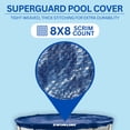 thumbnail image 4 of Swimline Hydrotools Supreme Guard Winter Cover for 12' x 20' Above Ground Pools, 4 of 7