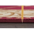 thumbnail image 2 of Tayse Sensation Area Rug SNS4880 Traditional Red Lines Flur De Lis 10' 6" x 14' 6" Rectangle, 2 of 6