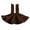 Brown, variant on Toddler Baby Girls Corduroy Suspender Skirt Ruffle Hem Solid Color Sleeveless Strap Overall Dress