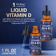 thumbnail image 2 of Dr. Berg Vitamin D3 K2 Liquid Drops 5000 IU with MCT Oil - Unflavored, 1 Fl Oz, 2 of 10