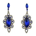 thumbnail image 4 of Pendientes colgantes de de imitación de declaración Behomian Joyería de Azul, 4 of 7