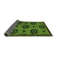 thumbnail image 2 of Ahgly Company Indoor Square Abstract Green Modern Area Rugs, 4' Square, 2 of 4