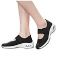 thumbnail image 3 of BONIXOOM Platform Sneakers for Women Shoes for Women Platform Shoes Running Slide Casual Shoes Black 2024 Summer Clearance Size 7.5, 3 of 3