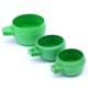 thumbnail image 5 of 10 piezas de cuencos de alimentación de alimentos para mascotas de plástico para interiores y exteriores, comedero para pájaros con Clip, Suministros de alimentación y agua para Pequeño Billuyoard PT000675-01, 5 of 6