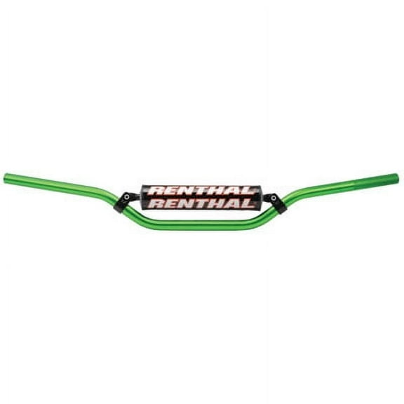 Renthal Aluminum 7/8" Handlebar Ricky Carmichael Bend Green for Kawasaki KX250F 2004-2018