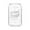 White printed, variant on 19 Oz Classic Can Tumbler Glass Cup for beer water tea juice