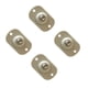 thumbnail image 2 of Moyic Paquete de 4 poleas adhesivas, caja de almacenamiento de ruedas autoadhesivas de 360 ​​grados, rodillo de de bajo ruido, rueda Almacenamiento y organización del hogar tipo 4 Moyic HA003958-04, 2 of 6