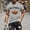 Gray, variant on Blczomt Vintage T Shirt Men Green Oversized Short Sleeve T Shirts Los Angeles California Casual Classic Tees Men